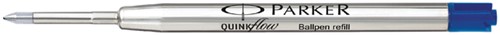 Balpenvulling Parker Quinkflow blauw medium op blister-2