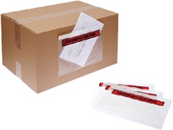 Packing list envelopes