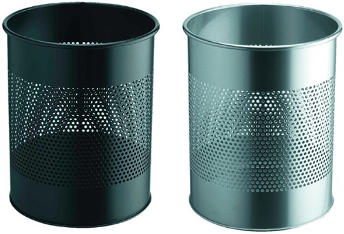 Papierbak Durable 3310-23 15liter 165mm perforatie zilver-2