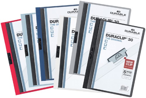 Klemmap Durable 2200 A4 3mm donkergroen-2