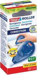 Correctieroller Tesa ecoLogo 4.2mmx10m zijwaarts in hangdoosje