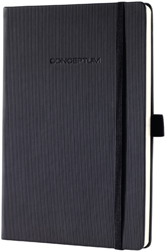 Notitieboek Conceptum CO120 A5 zwart blanco