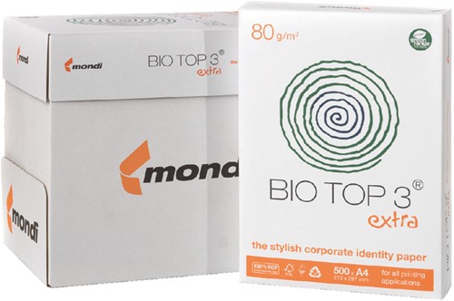 Kopieerpapier Biotop3 A4 80gr naturel 500vel