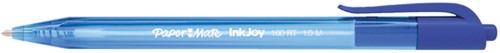 Balpen Paper Mate Inkjoy 100RT blauw medium 80+20 gratis-3
