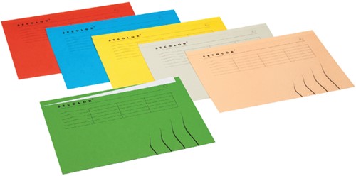 Vouwmap Jalema Secolor Folio ongelijk blauw-2