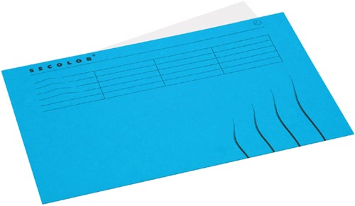 Vouwmap Jalema Secolor Folio gelijk blauw