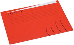 Vouwmap Jalema Secolor A4 ongelijk rood