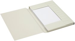 Dossiermap Jalema Secolor folio 3 kleppen 225gr grijs