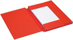 Dossiermap Jalema Secolor folio 3 kleppen 225gr rood