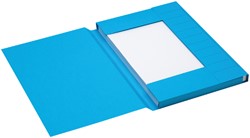Dossiermap Jalema Secolor folio 3 kleppen 225gr blauw