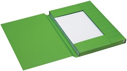 Dossiermap Jalema Secolor folio 3 kleppen 225gr groen