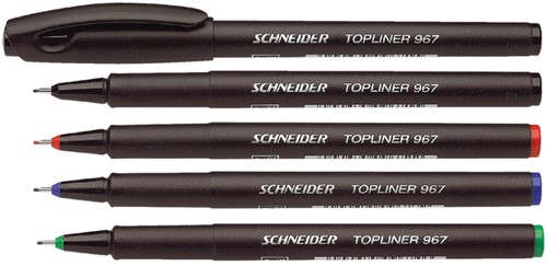 Fineliner Schneider 967 zwart 0.4mm-2