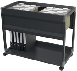 Hanging file carts