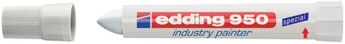 Viltstift edding 950 pastamarker rond wit 10mm op blister-2