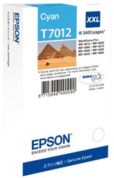 Inkcartridge Epson T7012 blauw EHC