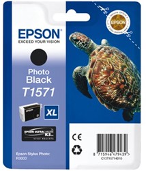 Inkcartridge Epson T1571 zwart