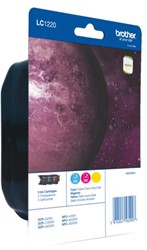 Inkcartridge Brother LC-1220RBWBP 3 kleuren