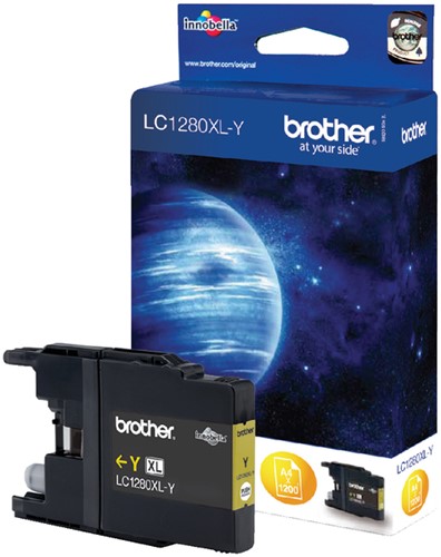 Inktcartridge Brother LC-1280XLY geel HC