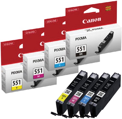 Inktcartridge Canon CLI-551rood-2
