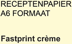 Receptpapier Fastprint A6 80gr creme 2000vel