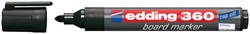 Viltstift edding 360 whiteboard rond zwart 3mm