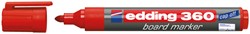 Viltstift edding 360 whiteboard rond rood 3mm