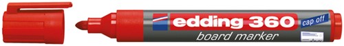 Viltstift edding 360 whiteboard rond rood 3mm