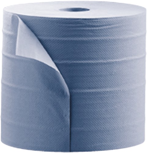 Poetsrol Satino Comfort 2-laags 35cmx350m blauw-2