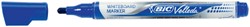 Viltstift Bic Liquid whiteboard rond blauw medium