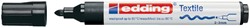 Viltstift edding 4500 textiel rond zwart 2-3mm