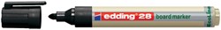 Viltstift edding 28 whiteboard Eco rond zwart 1.5-3mm