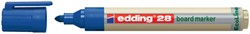 Viltstift edding 28 whiteboard Eco rond blauw 1.5-3mm