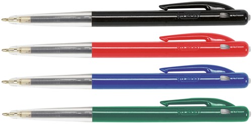 Balpen Bic M10 rood medium-2