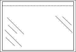 Paklijstenvelop Quantore zelfklevend blanco 225x160mm 1000st