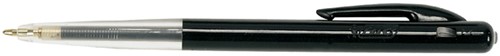 Balpen Bic M10 + EAN-code per stuk zwart medium