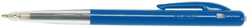 Balpen Bic M10 + EAN-code per stuk blauw medium