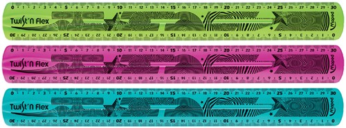 Liniaal Maped 027900 Twist'n flex 300mm assorti