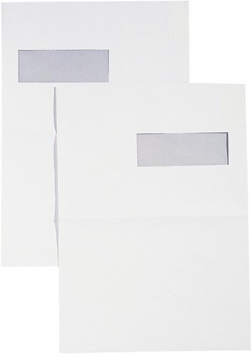 Envelop Quantore 229x324mm venster 4x11cm rechts zelfkl 250-2