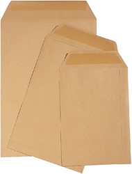 Envelop Quantore loonzak 65x105 70gr bruin 1000stuks