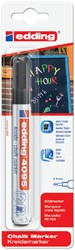 Krijtstift edding 4095 rond zwart 2-3mm  blister