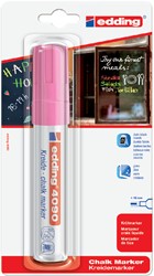 Viltstift edding 4090 window schuin neonroze 4-15mm blister