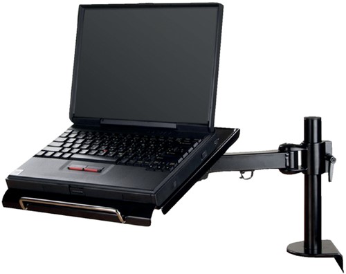 Laptoparm Newstar D100 met klem zwart