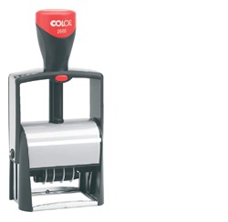 Zelfinktende woord-/datum stempels