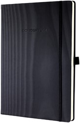 Notitieboek Sigel Conceptum Pure A4+ zwart lijn
