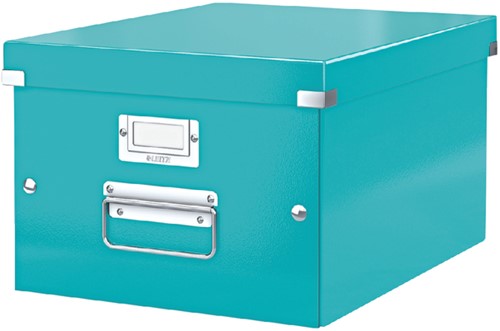 Opbergbox Leitz WOW Click & Store 265x188x335mm ijsblauw