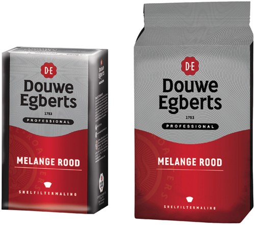 Koffie Douwe Egberts snelfiltermaling Roodmerk 1000gr-3