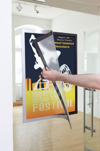 Duraframe Durable 499523 poster A2 zilvergrijs-2