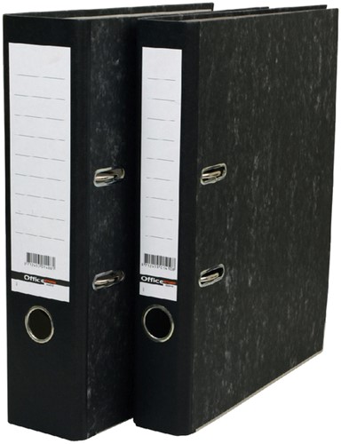 Ordner Budget A4 50mm karton zwart gewolkt