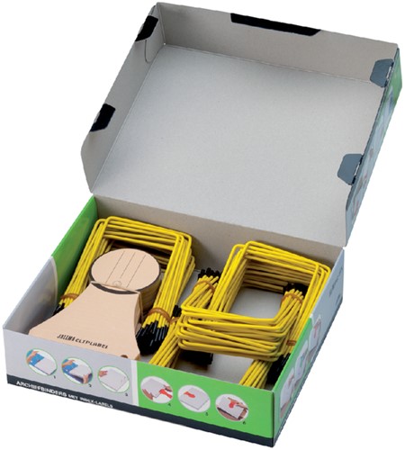 Archiefbinder JalemaClip Pli-fix geel-2