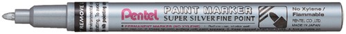 viltstift Pentel MFP10 ronde punt  1.5mm zilver
